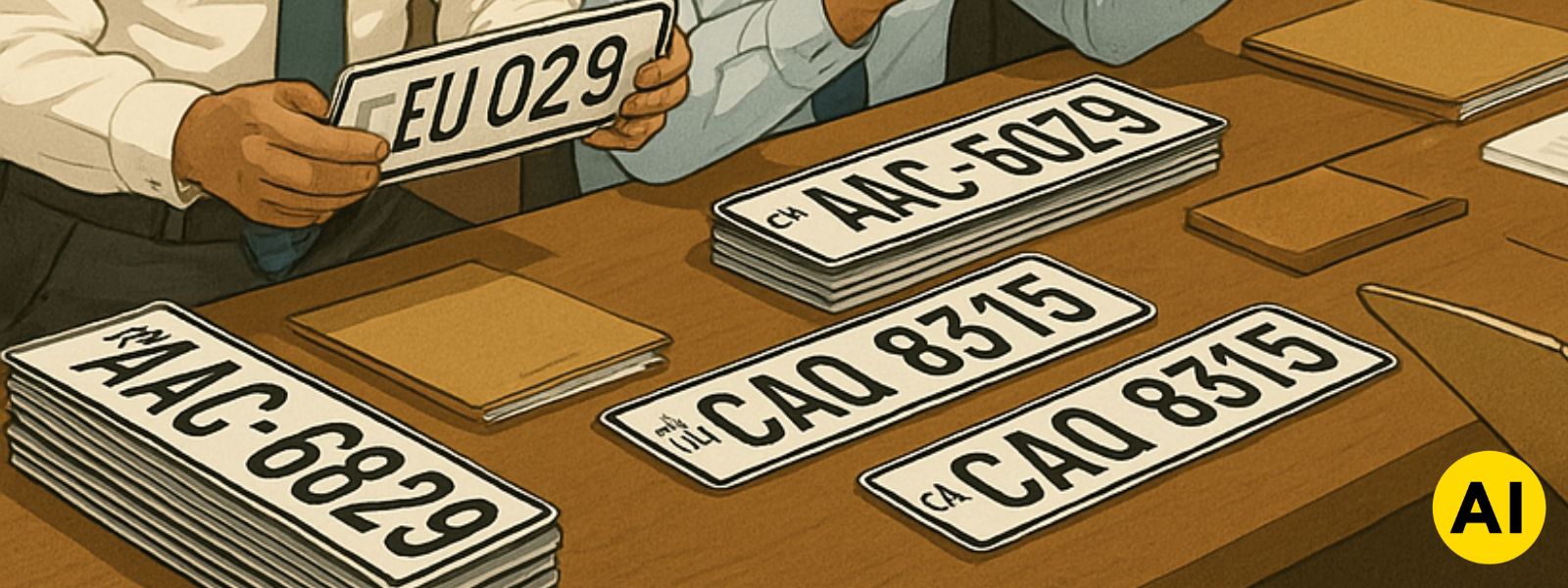 License Plate Backlog Hits 15,000 Since May